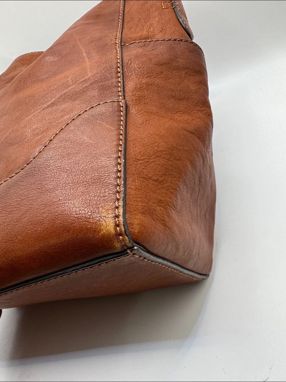 Frye lined leather purse